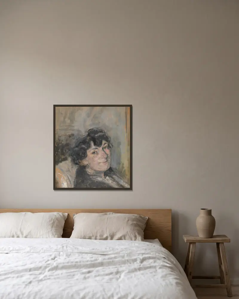 Lucy Hessel von Édouard Vuillard gerahmt an einer Wand
