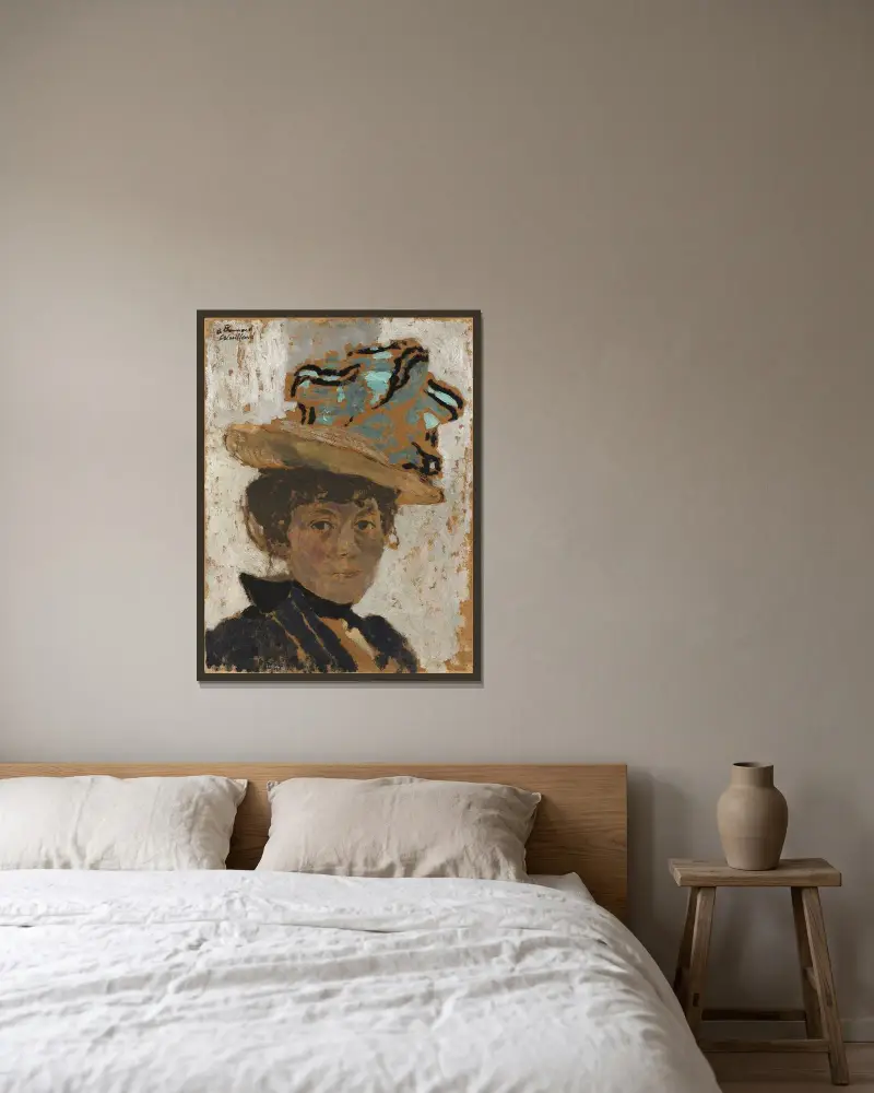 Madame Bonnard von Édouard Vuillard gerahmt an einer Wand