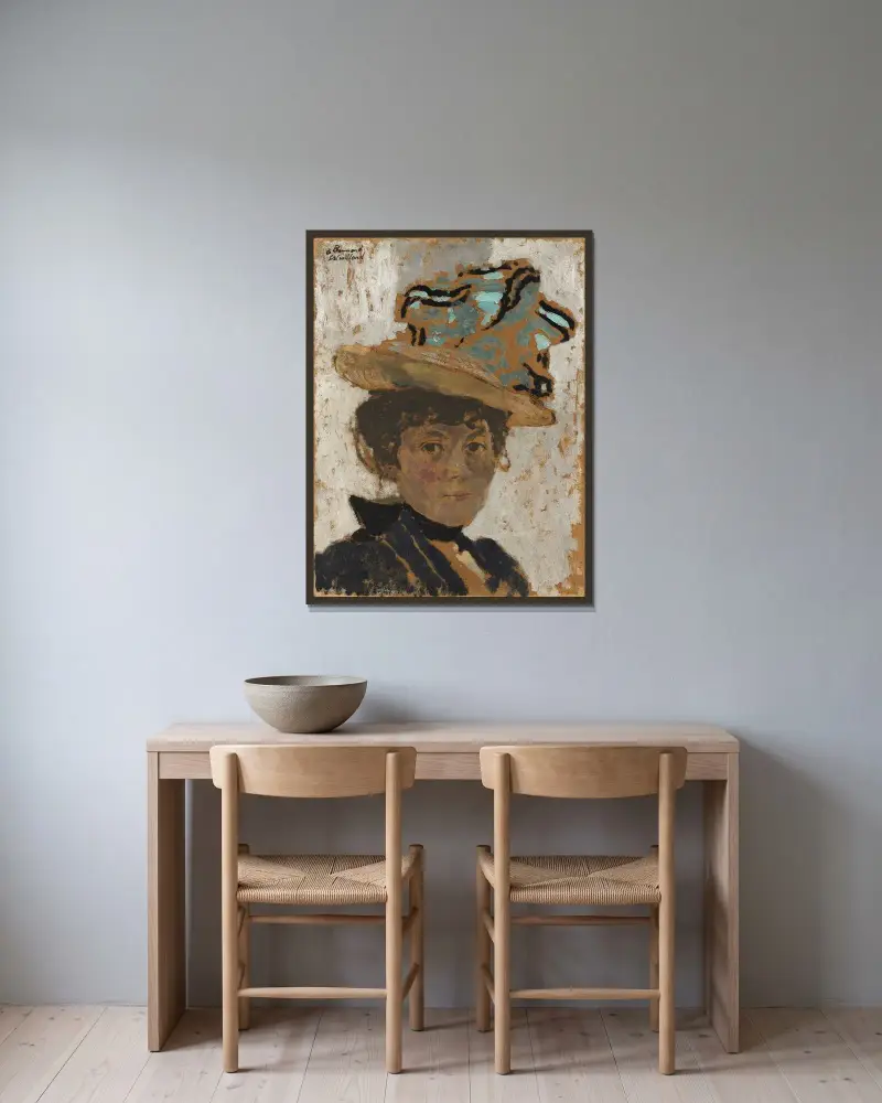 Madame Bonnard von Édouard Vuillard gerahmt an einer Wand