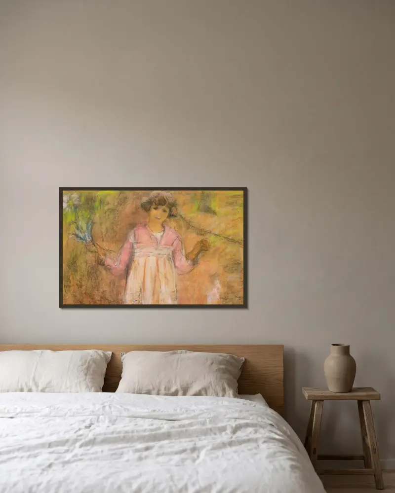 Mlle. Alice Kapferer von Édouard Vuillard gerahmt an einer Wand