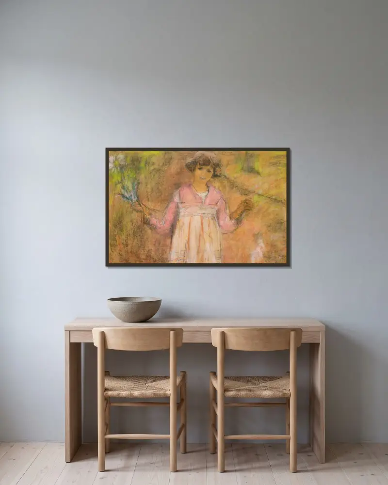 Mlle. Alice Kapferer von Édouard Vuillard gerahmt an einer Wand