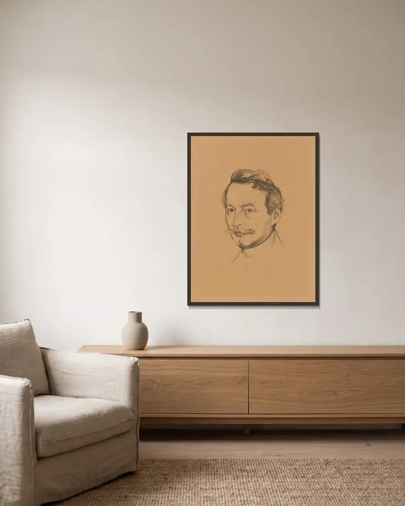 Dr. Max Linde, Edvard Munch v rámu na stěně