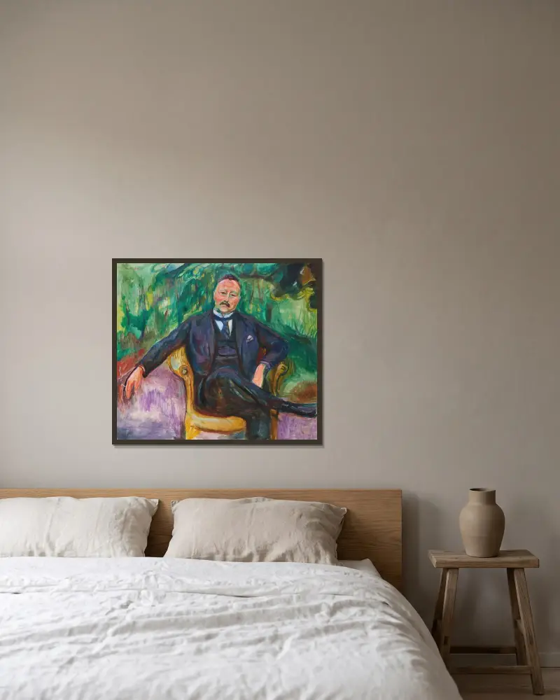 Heinrich C. Hudtwalcker, Edvard Munch w ramie na ścianie