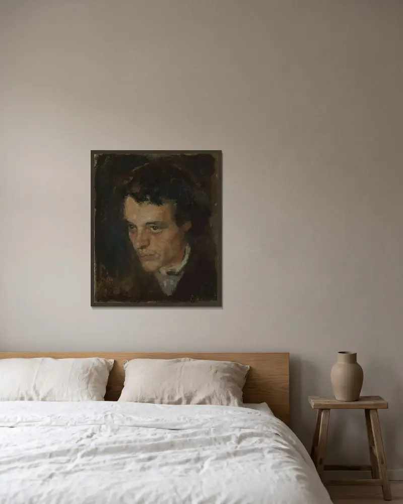 Jørgen Sørensen, Edvard Munch v rámu na stěně