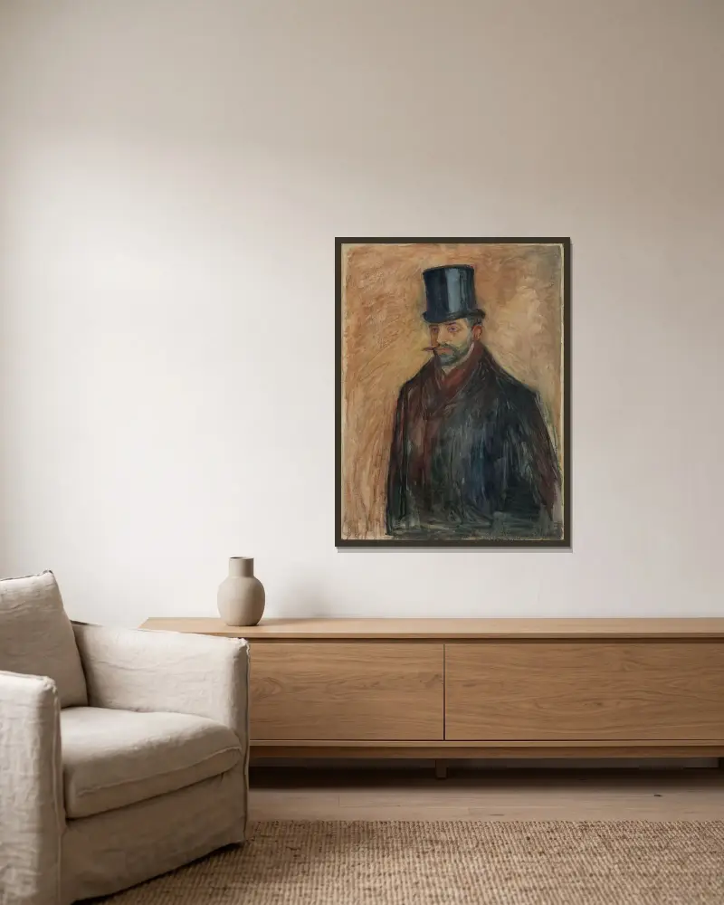 Julius Meier-Graefe, Edvard Munch v rámu na stěně