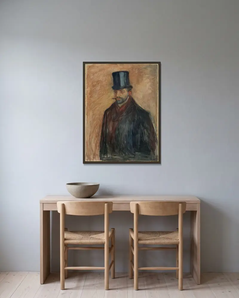 Julius Meier-Graefe, Edvard Munch v rámu na stěně