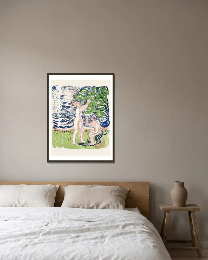 Neutralia, Edvard Munch v rámu na stěně