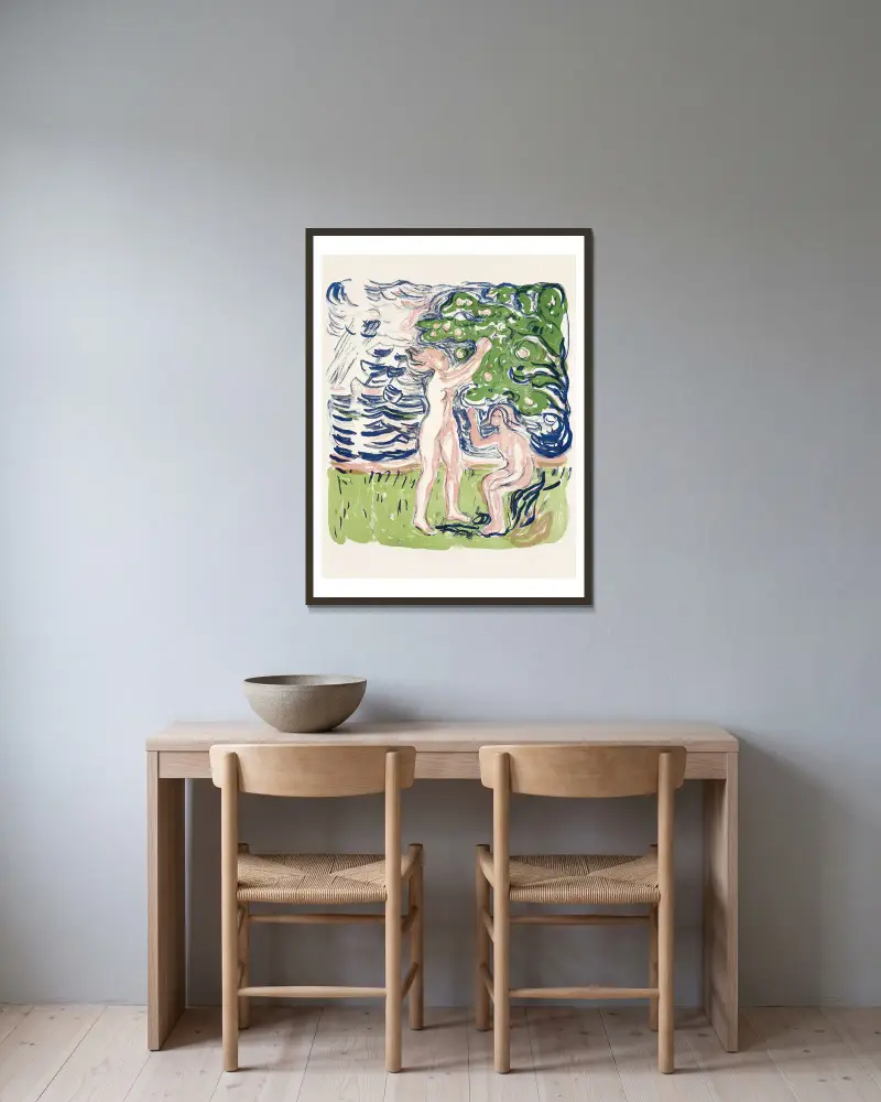 Neutralia, Edvard Munch v rámu na stěně