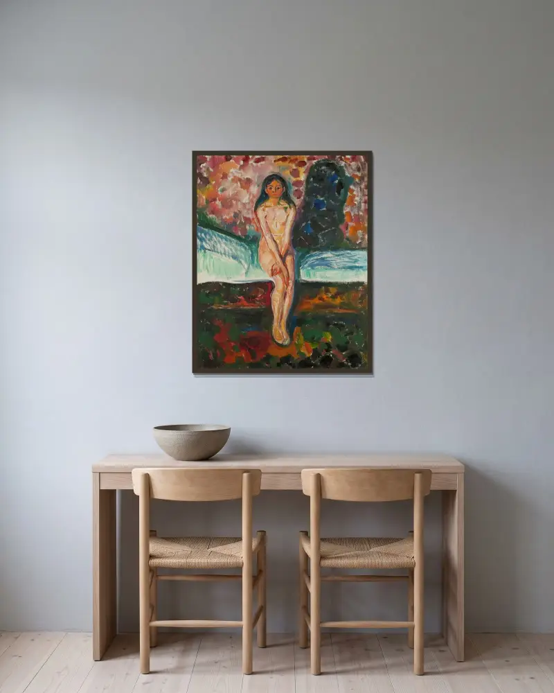 Dojrzewanie, 1914, Edvard Munch w ramie na ścianie