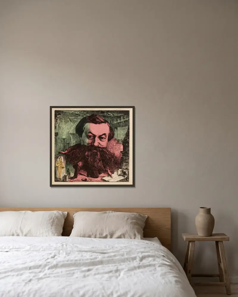Albéric Second von Edward Ancourt gerahmt an einer Wand