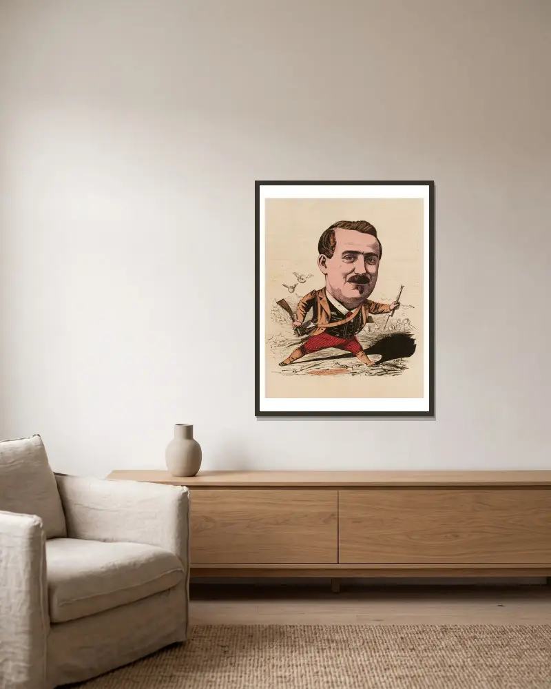 Chassepot, Edward Ancourt v rámu na stěně