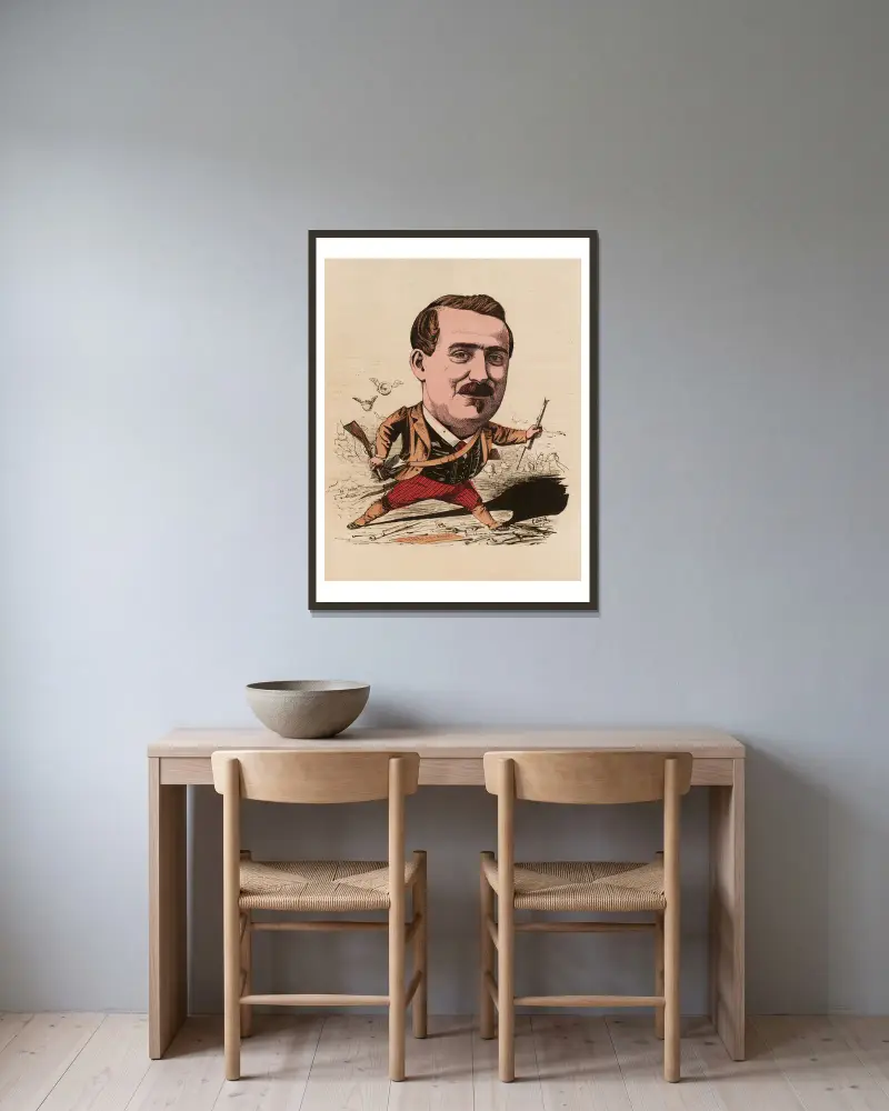 Chassepot, Edward Ancourt v rámu na stěně