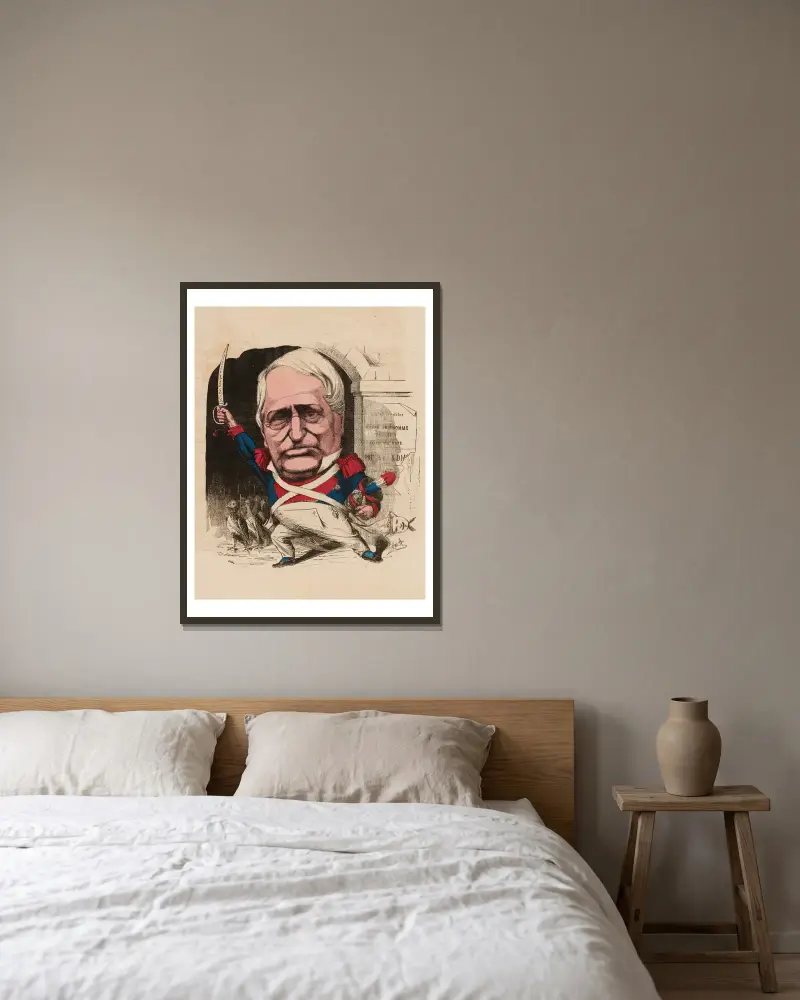 Henry Monnier von Edward Ancourt gerahmt an einer Wand
