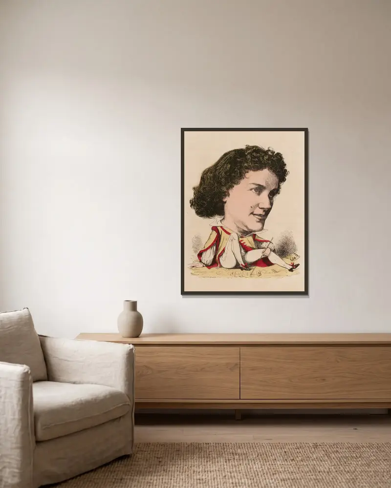 Jane Essler, Edward Ancourt v rámu na stěně