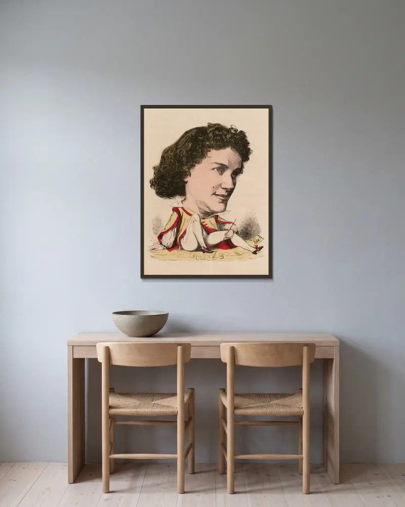 Jane Essler, Edward Ancourt v rámu na stěně