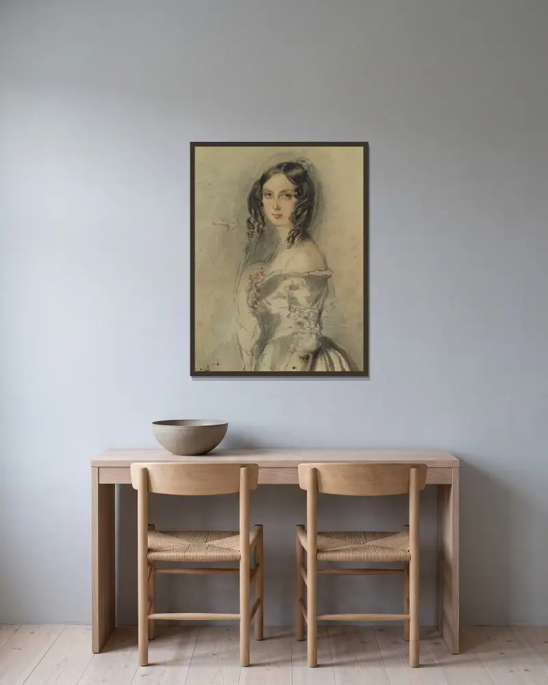 Ada Byron, Alfred Edward Chalon v rámu na stěně