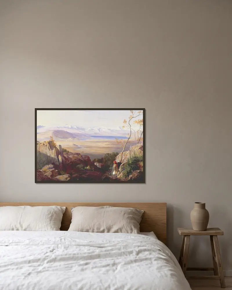 Butrinto, Albánie, Edward Lear v rámu na stěně