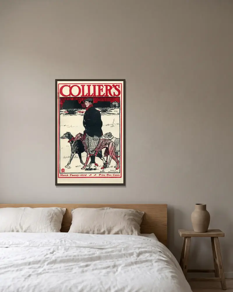Collier’s March Twenty-third von Edward Penfield gerahmt an einer Wand