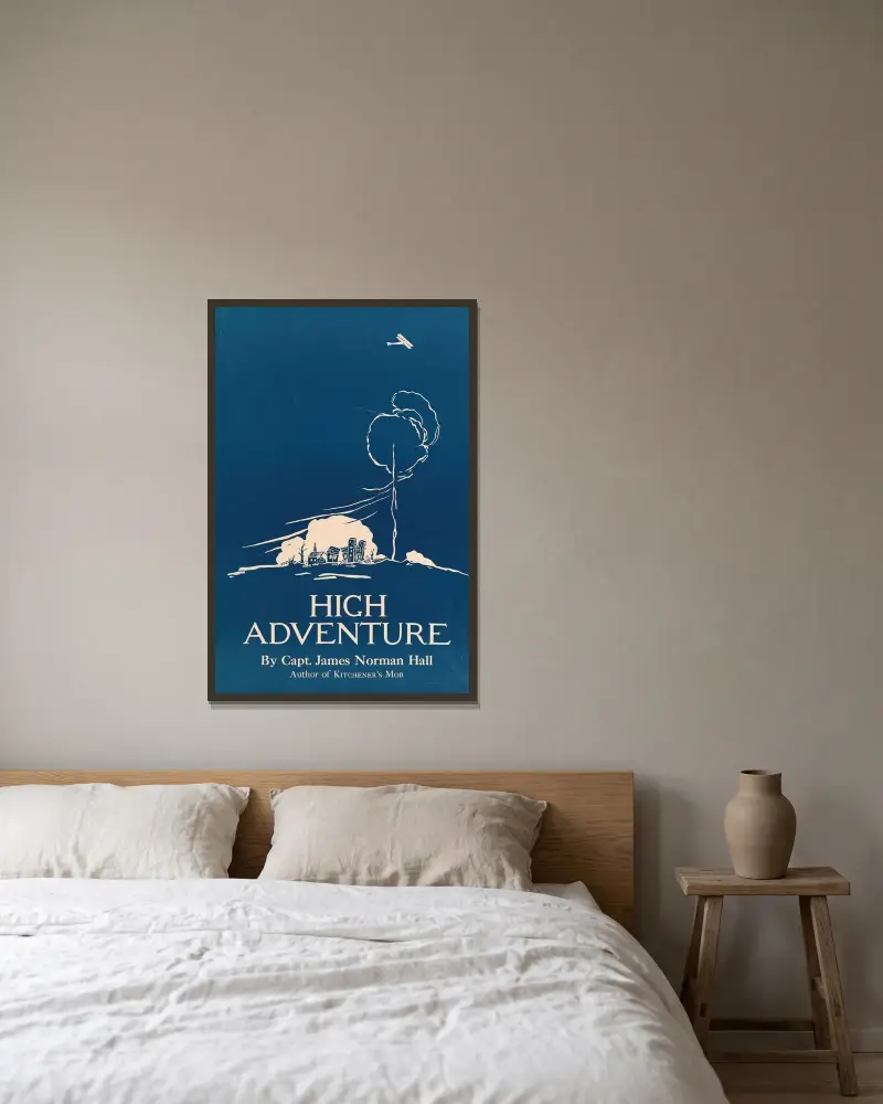 High Adventure von Edward Penfield gerahmt an einer Wand