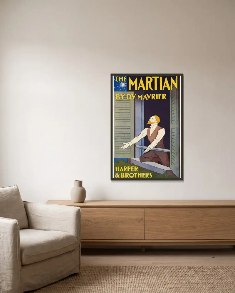 The Martian, Edward Penfield v rámu na stěně