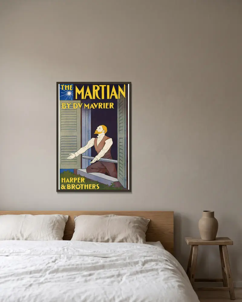 The Martian, Edward Penfield v rámu na stěně