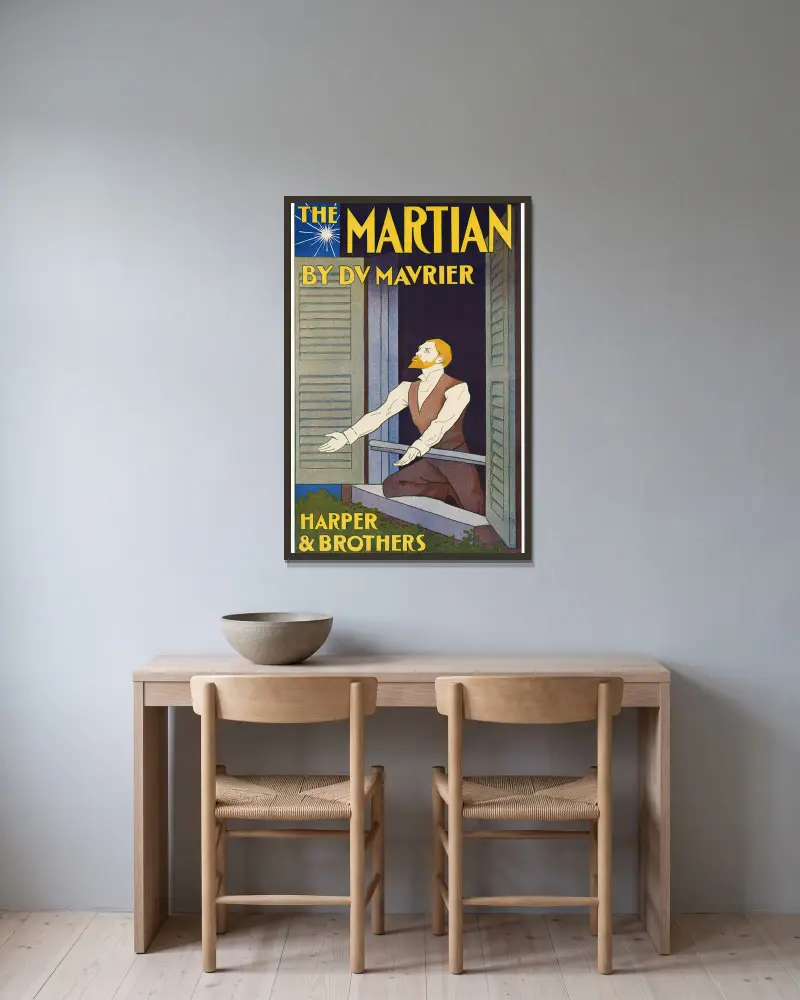 The Martian, Edward Penfield v rámu na stěně