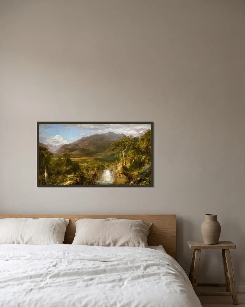Serce Andów, Frederic Edwin Church w ramie na ścianie