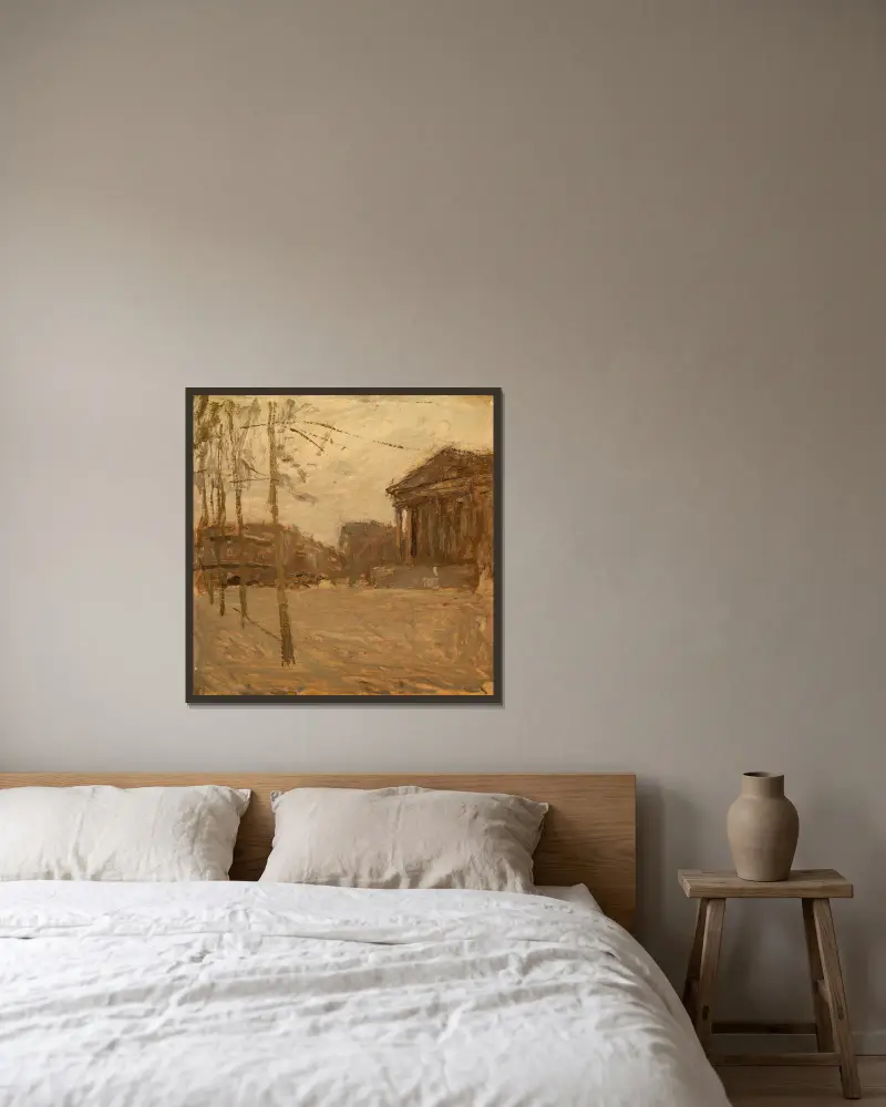 Chambre des Deputes no. II av Frank Edwin Scott inramad på en vägg