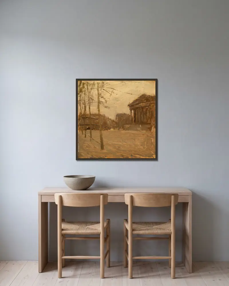 Chambre des Deputes no. II av Frank Edwin Scott inramad på en vägg