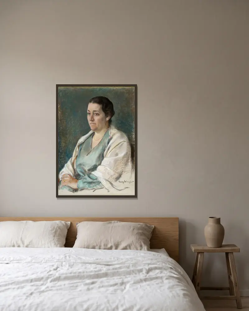Ester Sihtola, Eero Järnefelt v rámu na stěně