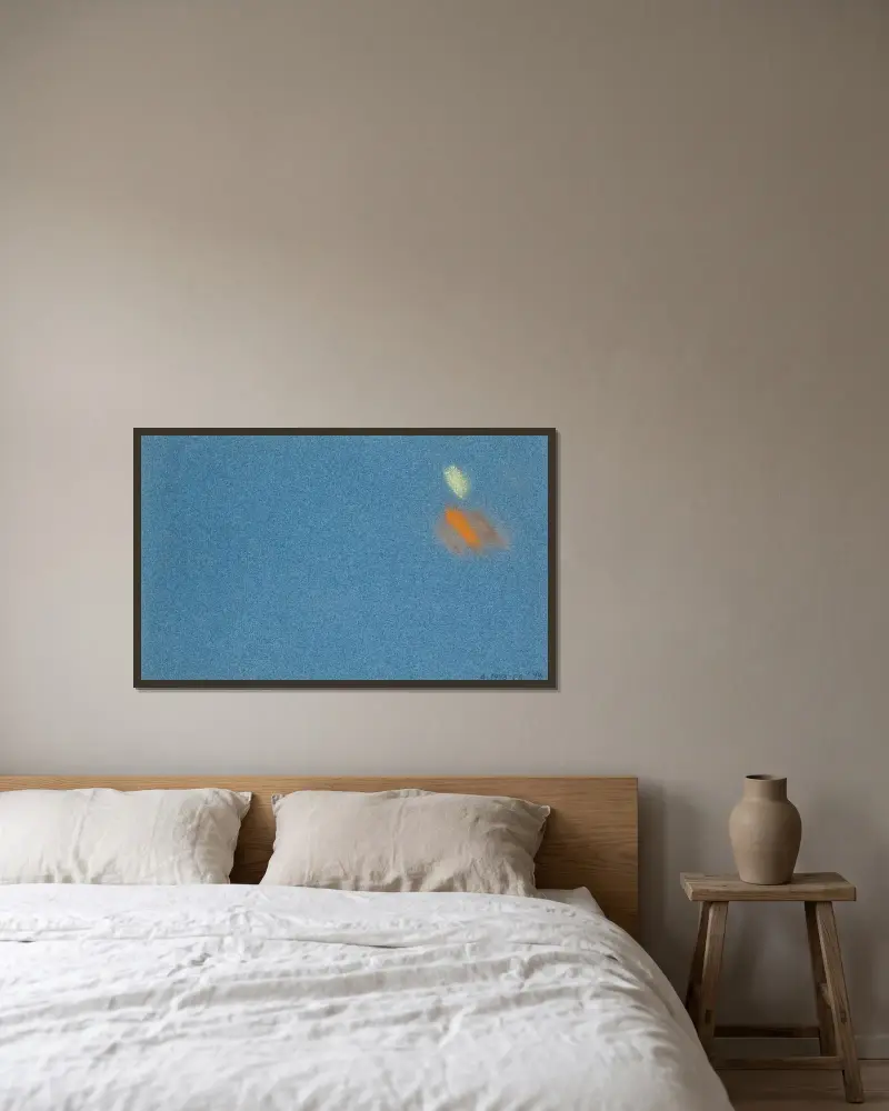 Farben von Eero Järnefelt gerahmt an einer Wand