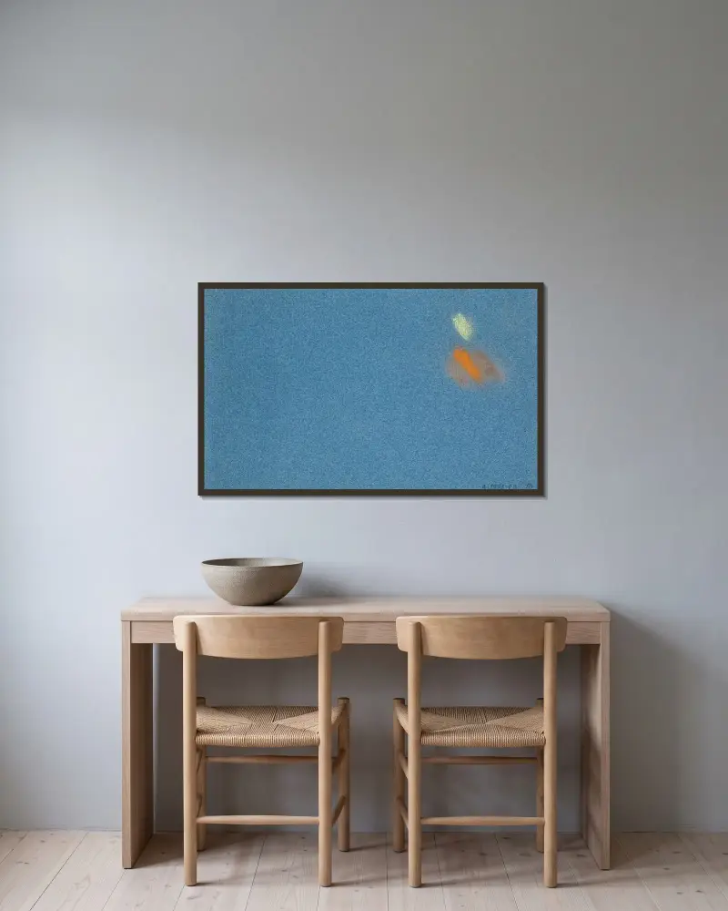 Farben von Eero Järnefelt gerahmt an einer Wand