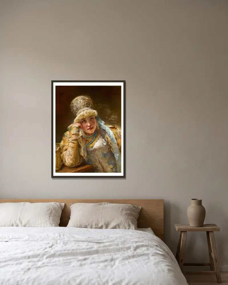 Bojařina, Konstantin Egorovich Makovsky v rámu na stěně