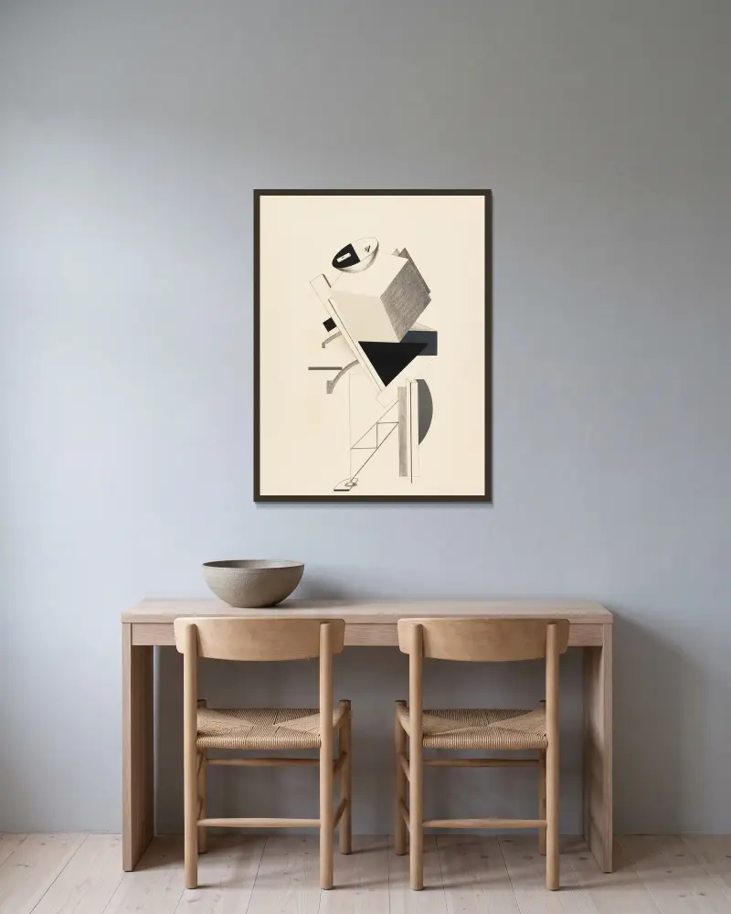 Sentinel (Posten), El Lissitzky v rámu na stěně