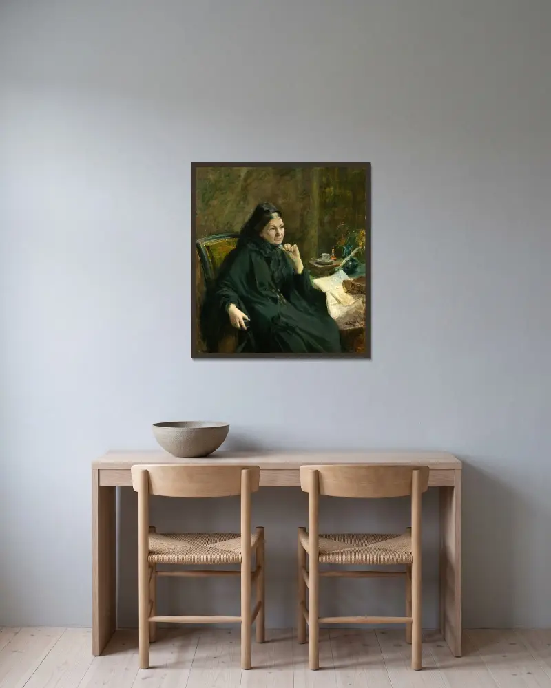 Hilda Fredrika Keyser, Author av Elisabeth Keyser inramad på en vägg