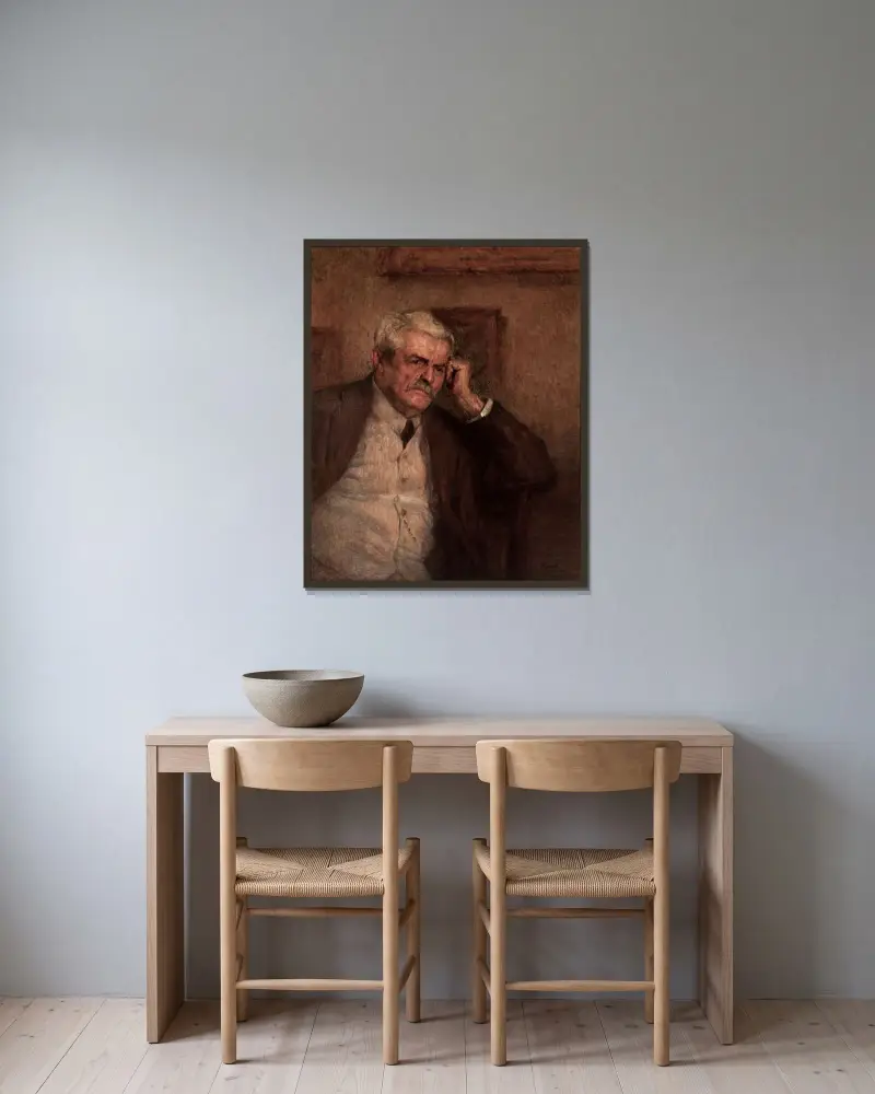 Min bror Afonso av Eliseu Visconti inramad på en vägg