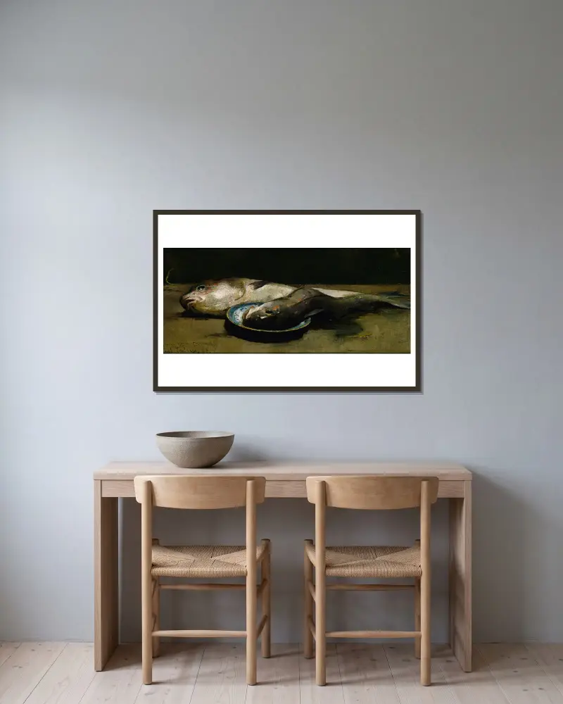 Haddock, Emil Carlsen v rámu na stěně