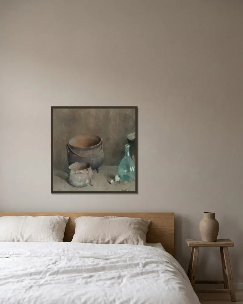 Hearthstone, Emil Carlsen v rámu na stěně