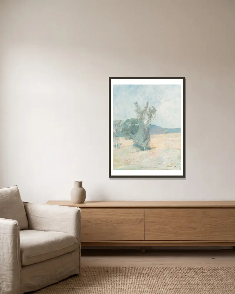 Jaro, Emil Carlsen v rámu na stěně