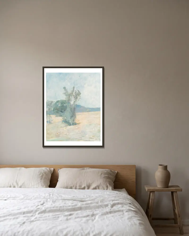 Jaro, Emil Carlsen v rámu na stěně