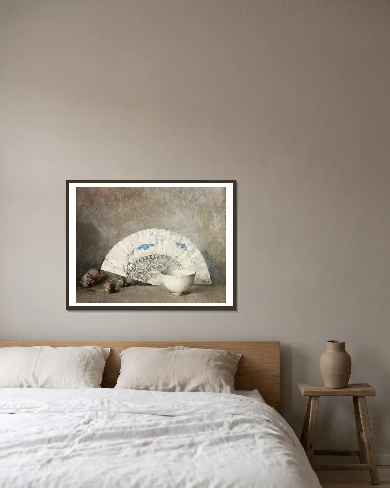 Ventilátor, Emil Carlsen v rámu na stěně
