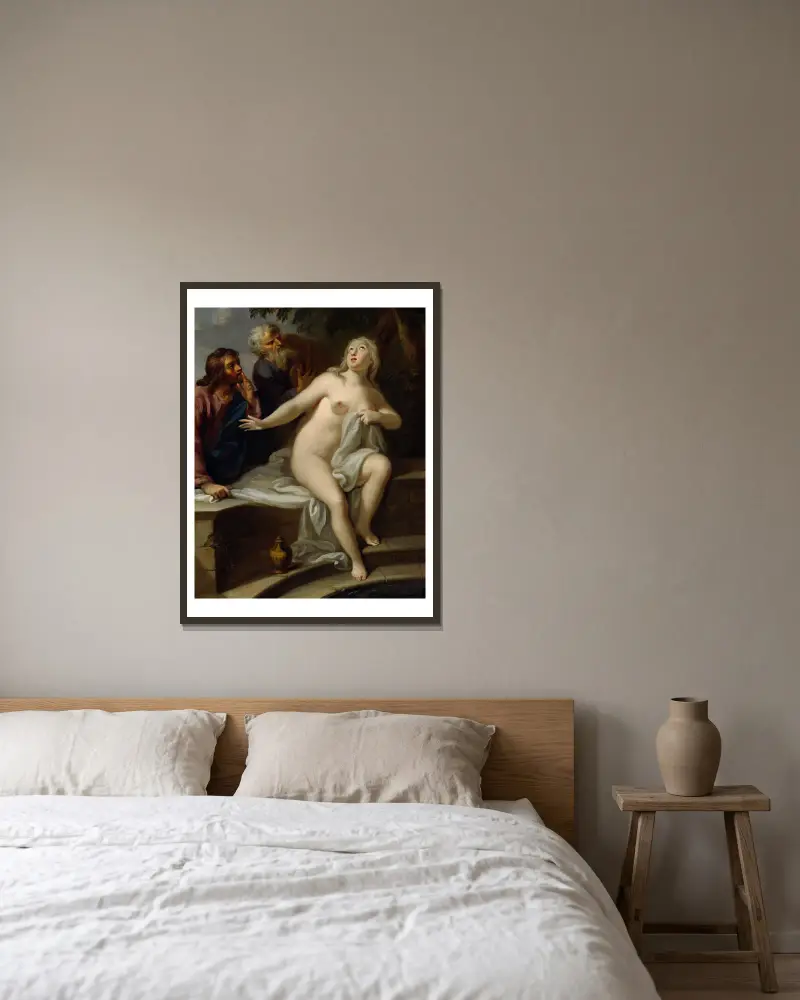 Susanna v lázni, Georg Engelhard Schröder v rámu na stěně