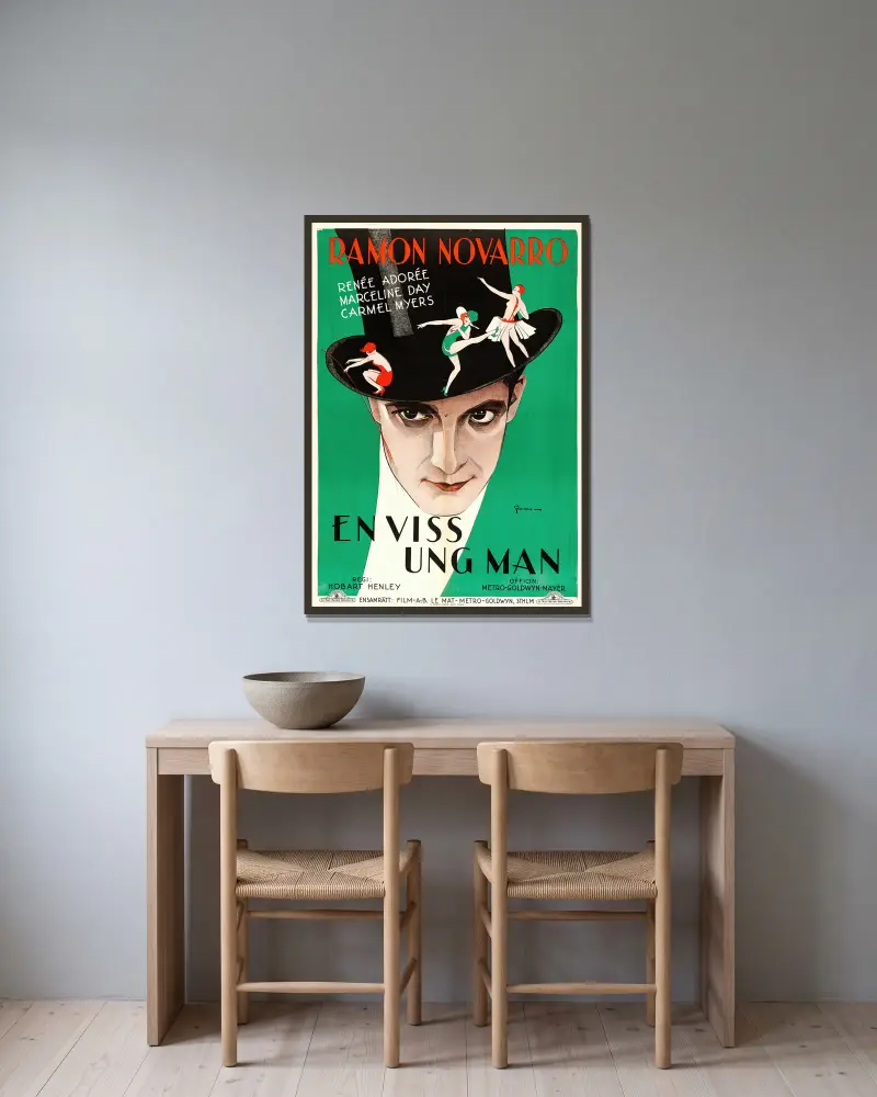 A Certain Young Man, Eric Rohman v rámu na stěně