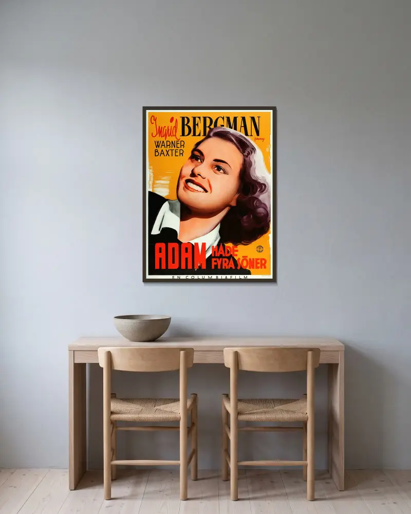 Adam Had Four Sons, Eric Rohman v rámu na stěně