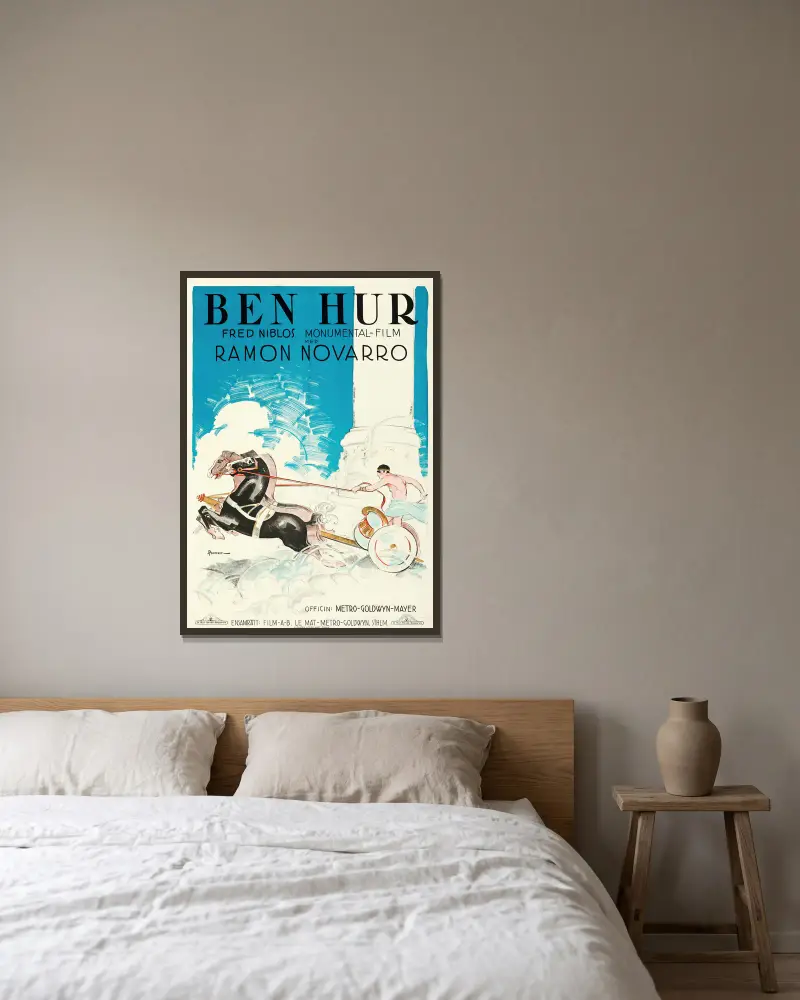 Ben-Hur von Eric Rohman gerahmt an einer Wand