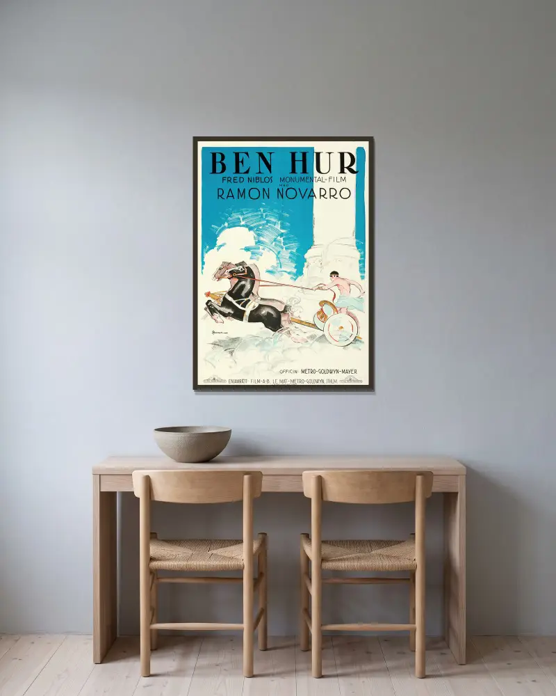 Ben-Hur von Eric Rohman gerahmt an einer Wand