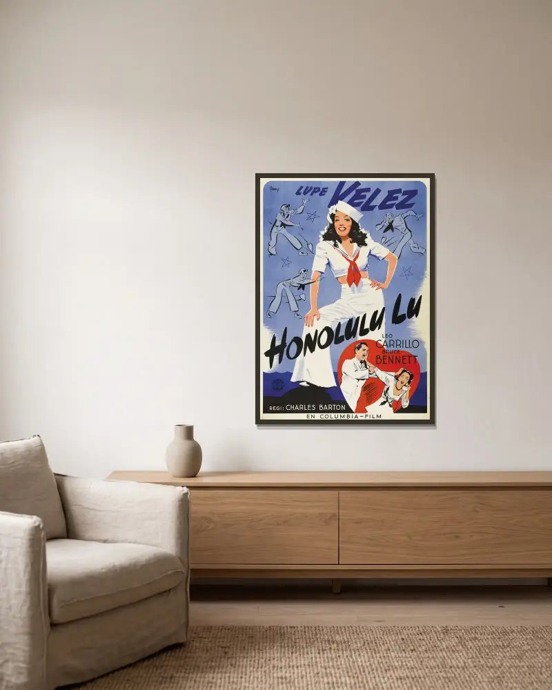 Honolulu Lu, Eric Rohman v rámu na stěně