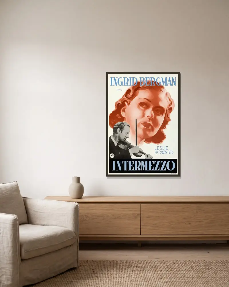 Intermezzo av Eric Rohman inramad på en vägg
