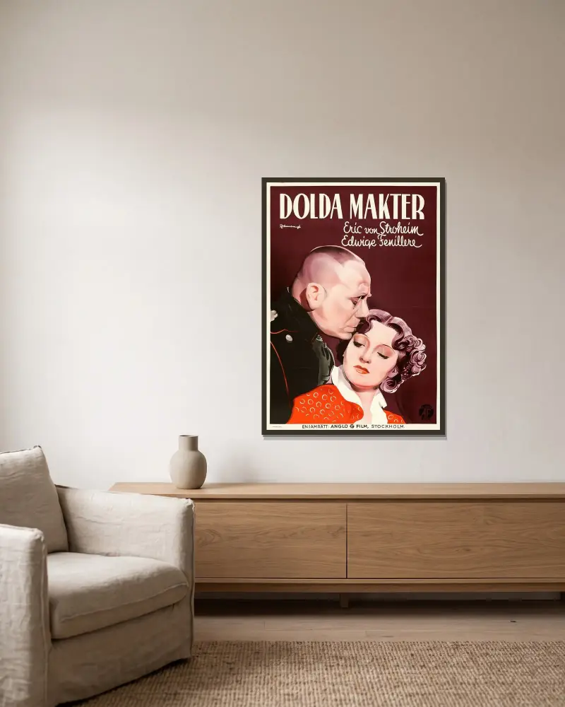 Marthe Richard av Eric Rohman inramad på en vägg