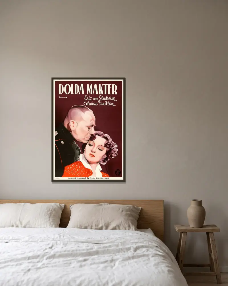 Marthe Richard av Eric Rohman inramad på en vägg